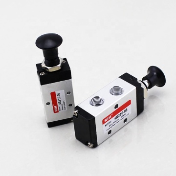1/4 Inch Single Head Pneumatic Hand Lever Valve - Pull Push Button Hand-control Valve