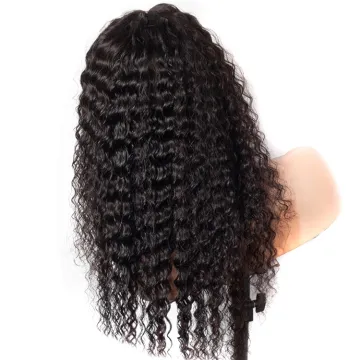 Tuneful Brazilian Lace Front Wigs Kinky Curly Full Lace Human Hair Wig For Black Women Glueless Cuticle Aligned Lace Frontal Wig