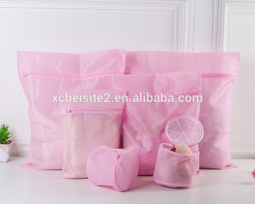 Hot sale portable travel china printed polyester underware laundry bag