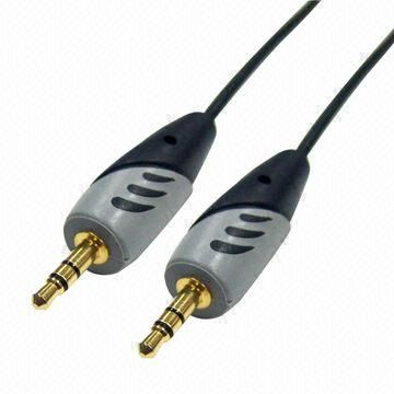 3.5mm RCA Cables, Stereo Male to Male with 24K Gold Plating