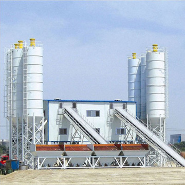 Stationaryp concrete batching plant ready mix machines