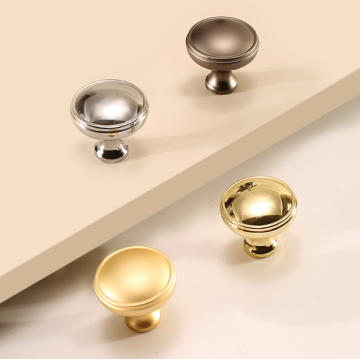 Round Mushroom Zinc Alloy Cabinet Knobs