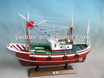 Fishing ship model / 45cm length /wooden boat model