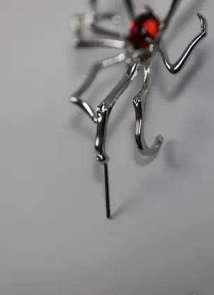 Alloy spider jewel stud earrings