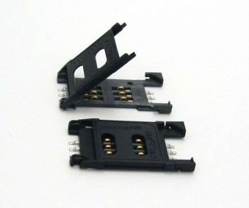 card socket series:6 pin flip type sim card