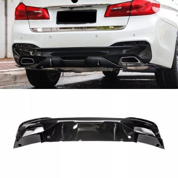 Für BMW G30 MP Heckdiffusor glänzend schwarz