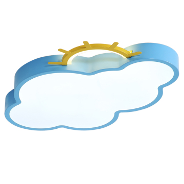 Nordic Simple Cartoon Cloud Lamp with Sun for Children's Room
