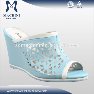 2015 New ladies wedge shoes and slippers