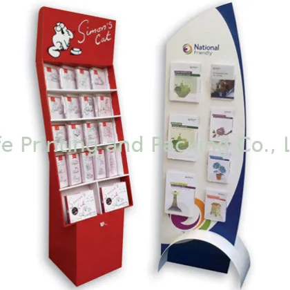 Lattice Durable Cardboard Magazine Display Shelf For Books / Magazines