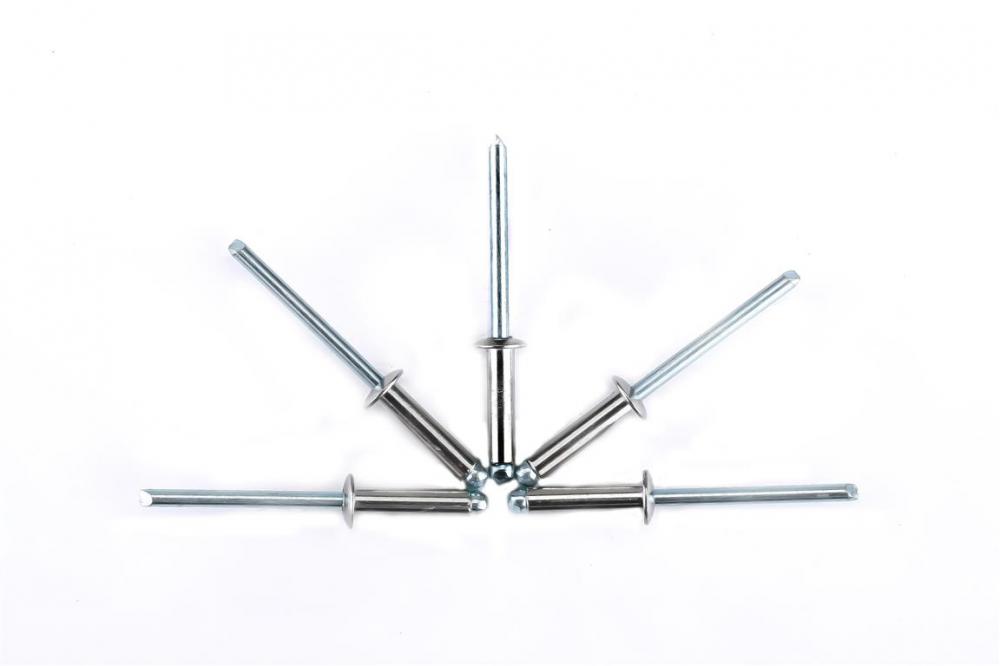 Stainless steel/Steel dome head open end blind rivets