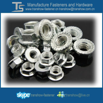 Plain and Serrated Hex Flange Nut