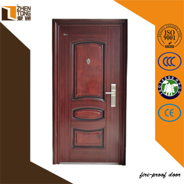 Single leaf galvanized steel fire rated door made in china