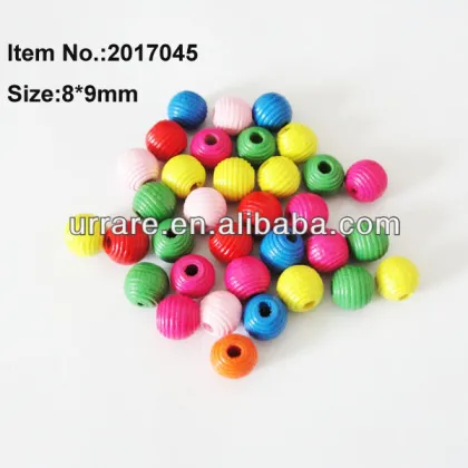 Garment Accessories 8*15mm Long Oval Wood Beads