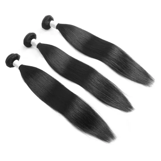 High Quality Super Double Drawn Bone Straight Hair Bundles Extensions Virgin Cuticle Aligned Hair Raw Brazilian Hair Vendor