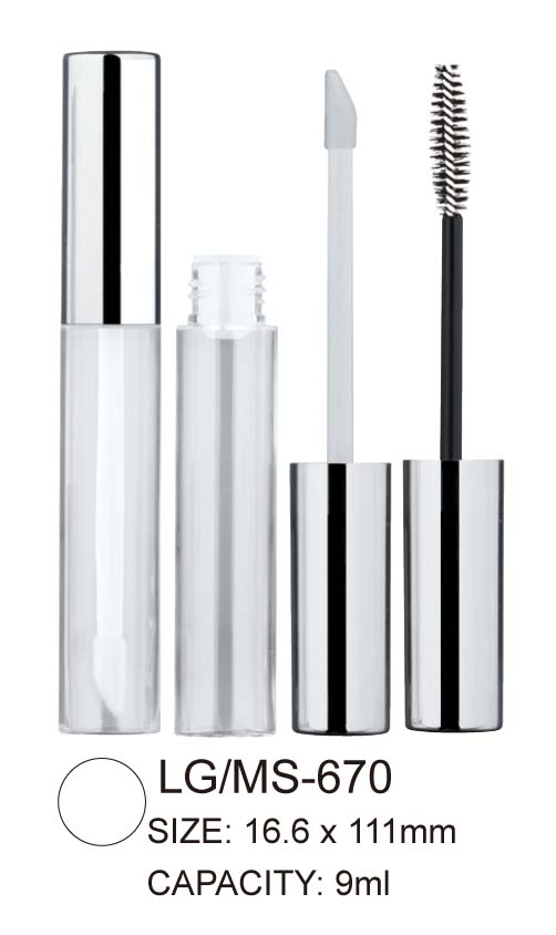 Contenitore in plastica per lipgloss / mascara rotondo