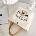 Thiết kế thời trang tùy chỉnh Canvas Tote với các nút