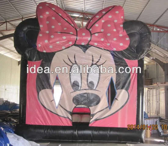 inflatable mickey bouncer, 13' by 13' moon bouncer, inflatable jumping castle NB035