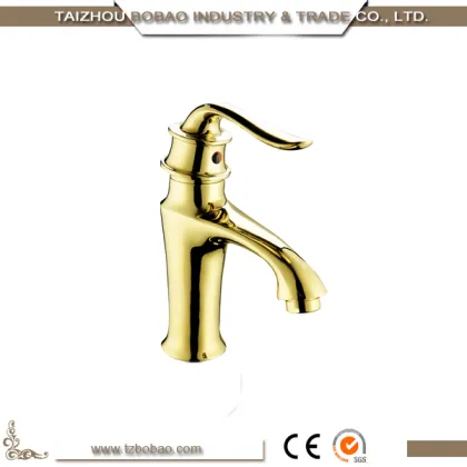 Gold Bathroom Faucet Golden Bathroom Faucet Gold-plated Bathroom Faucet Fancy Bathroom Faucet Antique Brass Bathroom Faucet Upc