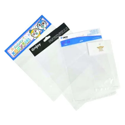 Environmental protection OPP card head plastic bags