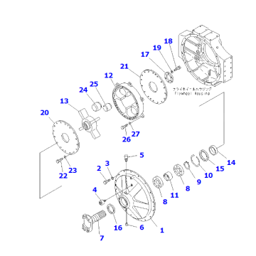 DAMPER ASS 428-12-11005 4281211005 FOR WA700 721-58-60830
