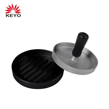 Uniform Size 3.5 Inch Manual Plastic Base Steffed Burger Press For Meatball Shpaer