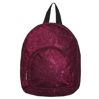 Custom New Fashion Team Logo Traveling Sparkle Sequin Glitter Mini Cheerleading Backpack For Girls