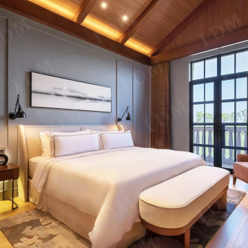 Muebles de hotel de 5 estrellas juego de dormitorio de dormitorio moderno