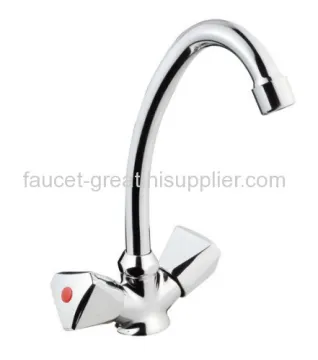 Double Handle Bathroom Sink Faucets 