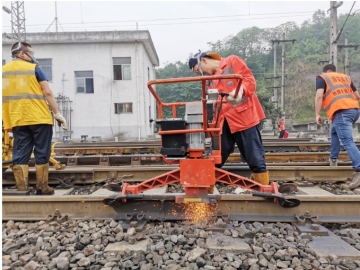 Li-Battery Electric Railway Grinding Machine/ Rail Grinder