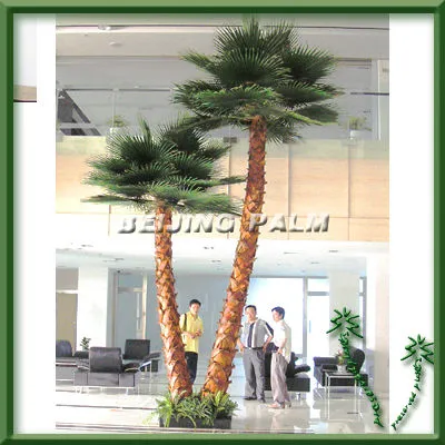 2pc group artificial palm tree