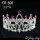 Rhinestone Purple Beauty Queen Crowns Gold Plated Tiaras