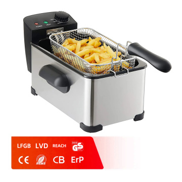 2000W 3L Electric Deep Fryer French Fries Machine