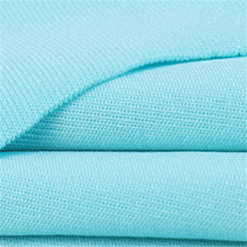Smooth Polyester Spandex Four Side Stretch Knitted Fabric