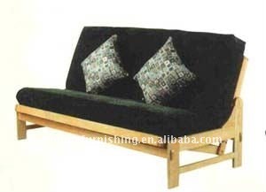 Cypress arm wooden sofa bed