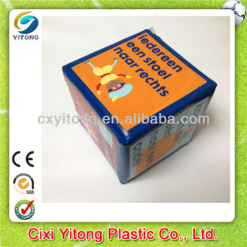 10cm Stuffed Soft Dice and Cube,6 faces Logo Printed