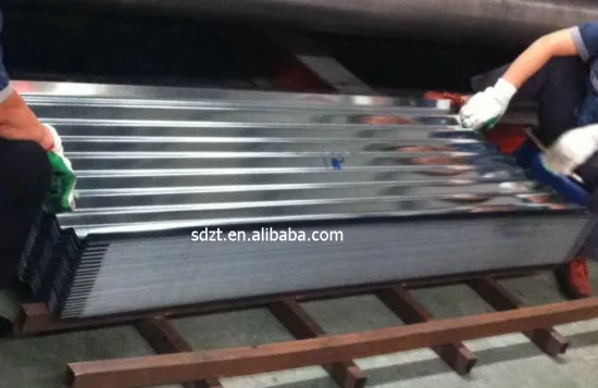 Galvanized corrugated steel roofing sheet roofing tile for building material