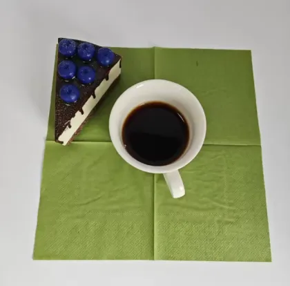 Custom Napkins Foil Logo GREEN Paper Napkins