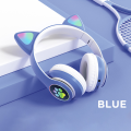 Écouteurs Bluetooth Cat Ear avec LED rougeoyante