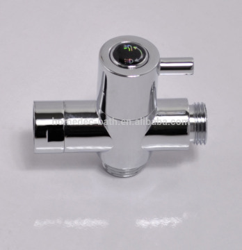 3 way t adpater diverter valve water control valve for bidet sprayer, shower