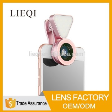 Le lenti macro della fotocamera Fisheye da 3 in 1 lente per telefono cellulare