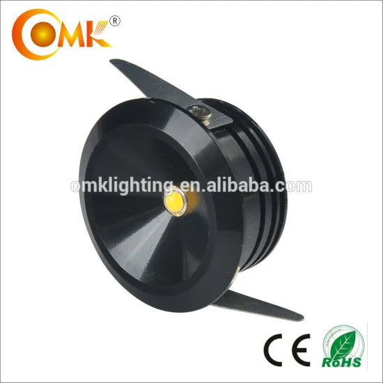 1 w recessed 220-240v 50-60hz white round small interior cabinet light