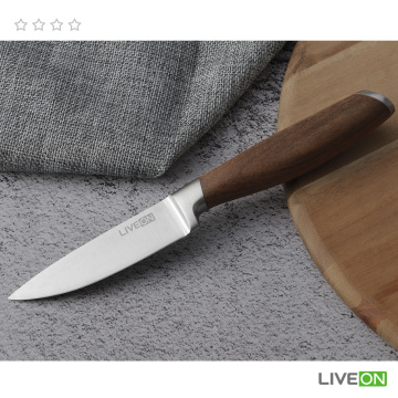 3.5 INCH PARING KNIFE WITH WALNUT HANDLE