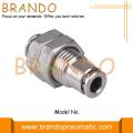 Bulkhead Union Straight Through Brass Pneumatic Hose Fitting