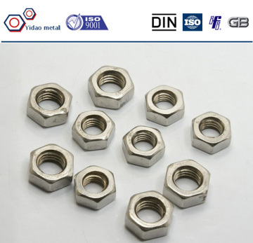 Standard SS304/316 Hex Thin Nut Made in Chian