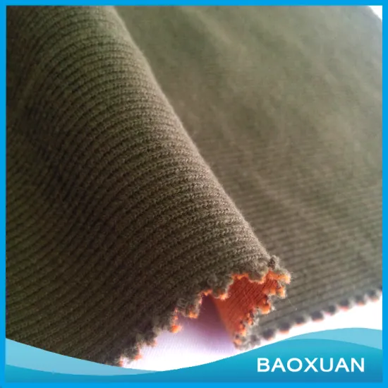 Cotton spandex double sides french rib fabric dyeing fabric