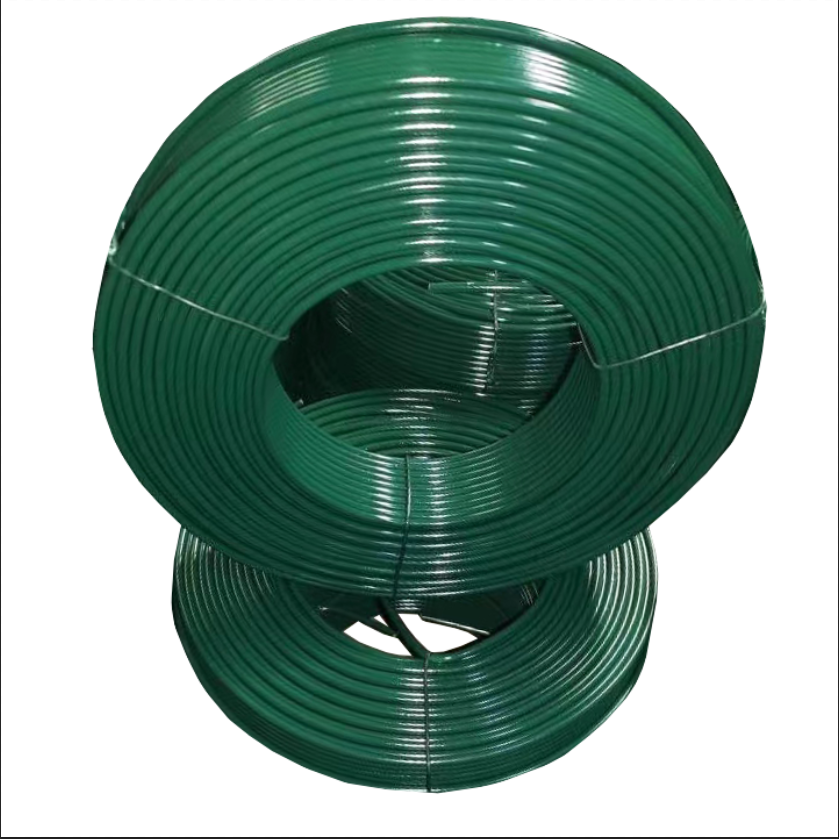 Filo verde rivestito in PVC /filo nero