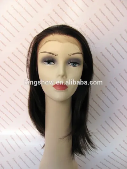 high quality China manufacturer medium straight lace wig