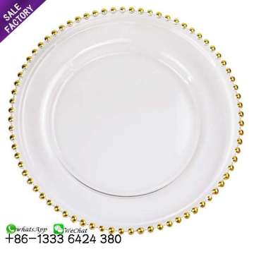 White Round Large Table Dining Plates for Wedding Supplies and Banquet Tableware