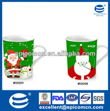 popular and hot sale Christmas gift 12oz ceramic mug