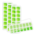 Custom Silicone Ice Cube Brickor med lock